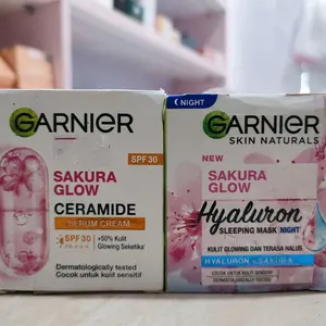 Grnr Cream Sakura Glow Day Night Cream 50 ml 20 ml