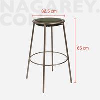 Gambar Hugo Bar Stool H 65 CM Antique Silver Frame Lizardo Green Seating Cushion Kursi Bar Besi Industrial Kafe dari NAGAREY Kota Administrasi Jakarta Barat 5 Tokopedia