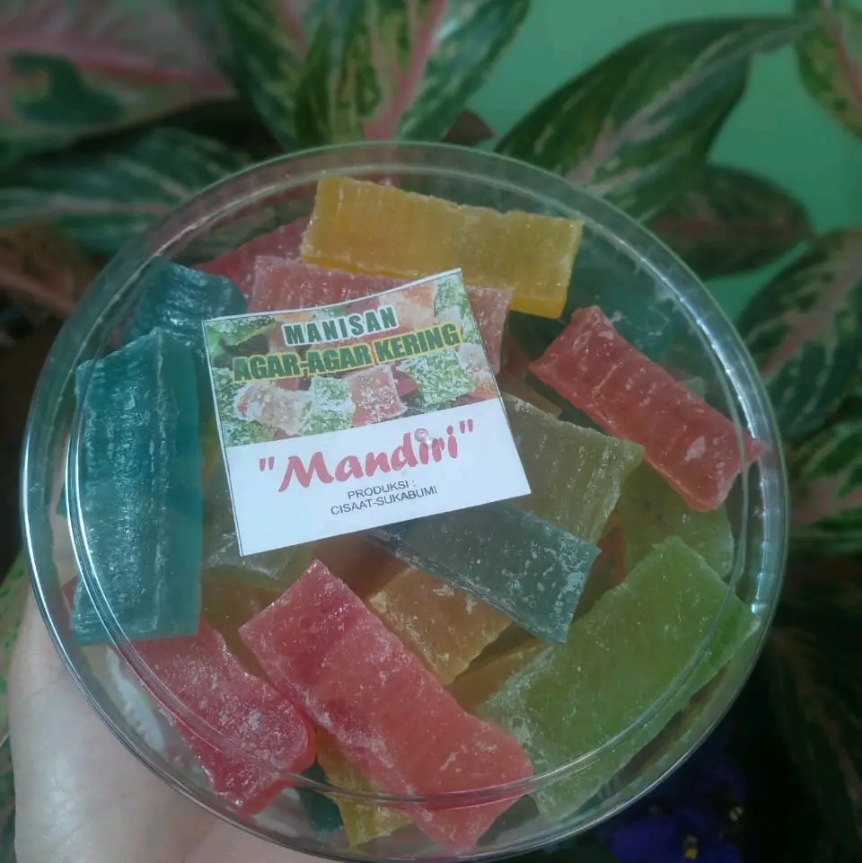 Agar-agar kering teh leni