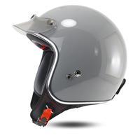 Gambar Bogo  JITSU JR2 Classic SNI Pria Wanita Helmet Kaca Atau Pet Motorcycle retro - Black Gloss, Kaca Cembung Hitam, M dari JITSU Helmet Official Shop Kab. Tangerang 4 Tokopedia
