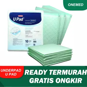 ONEMED UNDERPAD U PAD 45X60CM ALAS POPOK PERLAK ISI 5 & 10 PCS