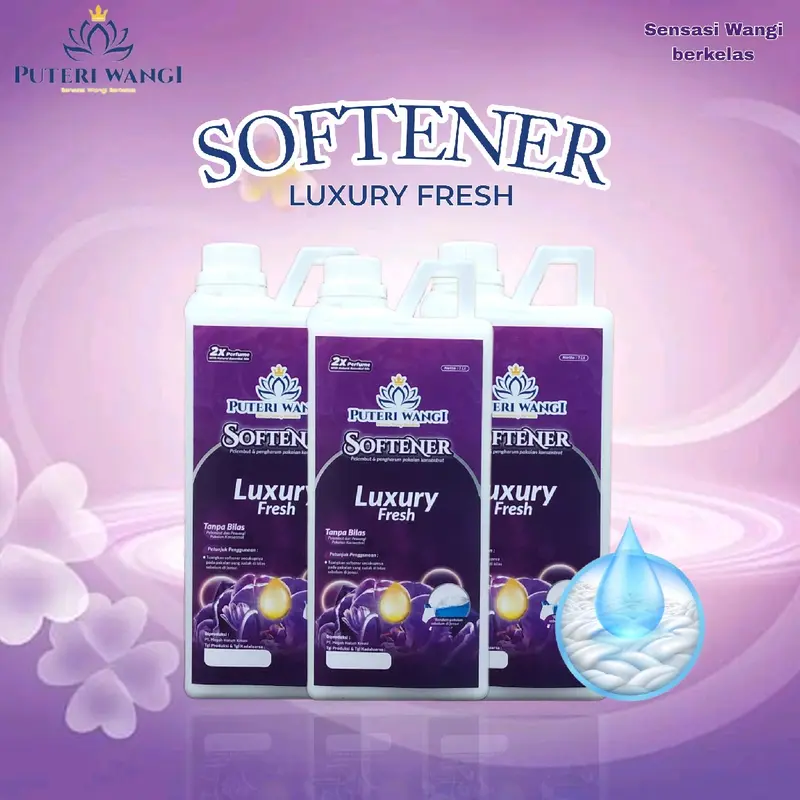 Puteri Wangi Pelembut Pakaian 1 Lt | Softener Luxury Fresh 0
