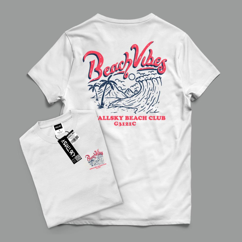 Ashall.sky Tshirt Baju Kaos Distro Lengan Pendek Cream Bad Days Pria Wanita Unisex Dewasa katun 30s