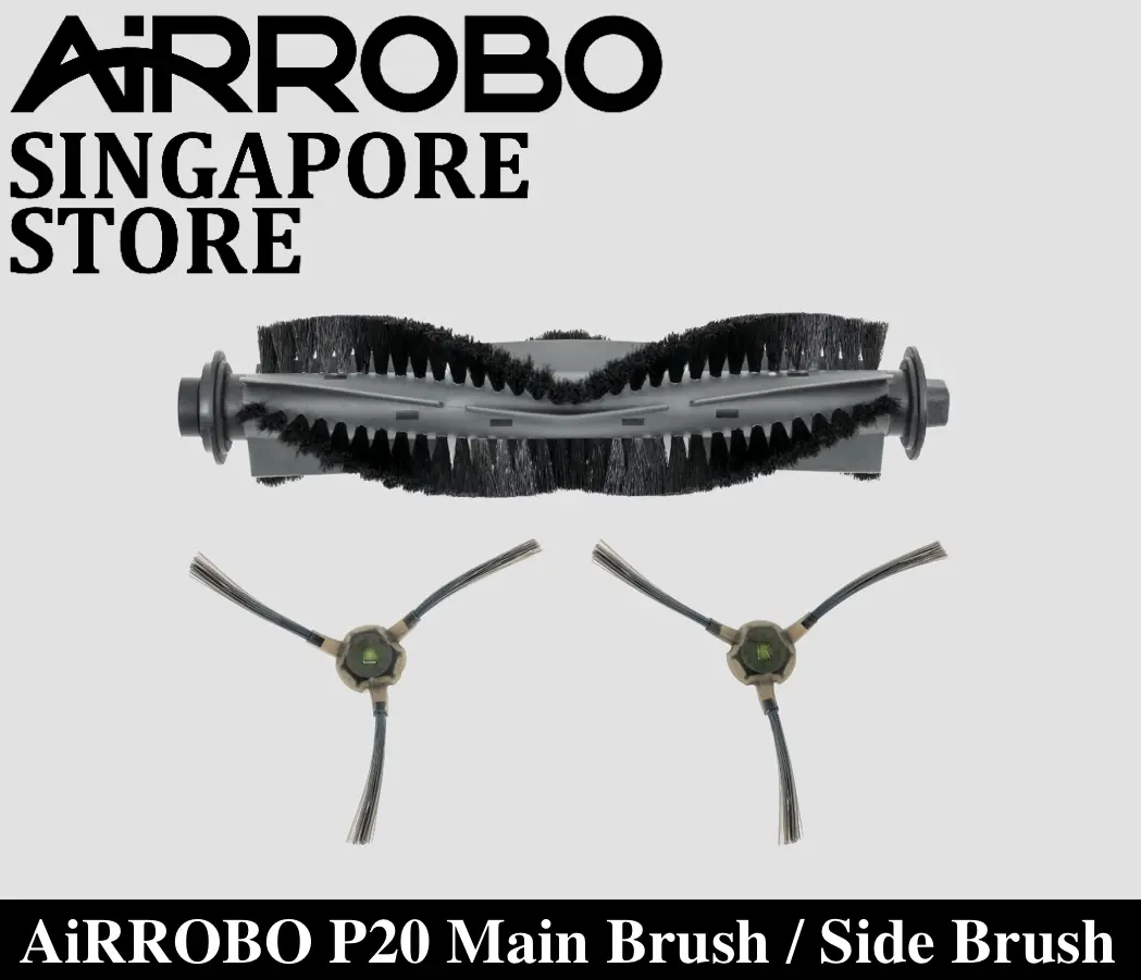 AiRROBO P20 Robot Vacuum Cleaner Main Brush / Side Brush Replacement