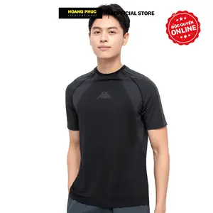 Kappa Áo Thun Tay Ngắn Nam Form Dáng Tiêu Chuẩn Regular Fit Công Nghệ Seamless Không Đường May Kháng Khuẩn 37247KW