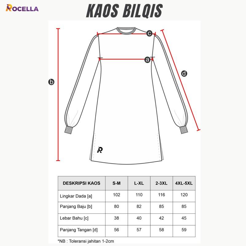 Product Introduction of Pakaian Baju Setelan Seragam Kaos Celana Olahraga jogging running trening jumbo wanita perempuan cewe cewek muslim muslimah syar'i sportwear lengan panjang atas bawah bilqis rocella sporty combed 20s murah adem warna hitam abu ijo sage green merah maroon 0