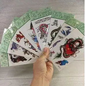 20PCS TATTO AIR NON PERMANEN Gambar Campur Isi 20pcs Mainan Tatto untuk Kreativitas dan Hiburan