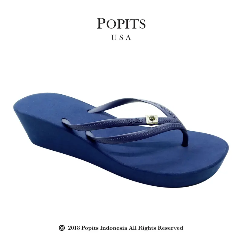 POPITS-Tria Wedge-5cm-Basic-Original-Sandal Wanita 0