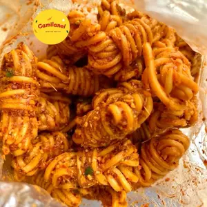 Camilanel Mie Gulung 230 Gram Pouch - Food Snack Pedas Makanan Instan Renyah Tanpa MSG Varian Rasa Ayam Bawang Pedas Asin & Balado Pedas