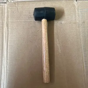 Palu karet gagang kayu uk8oz