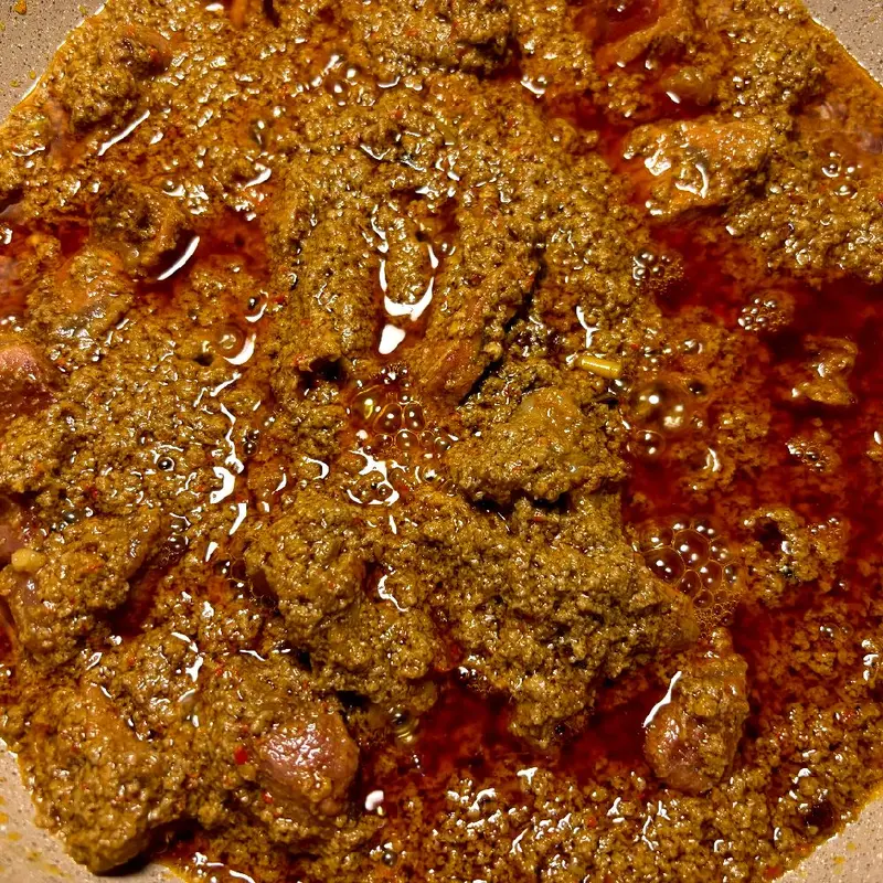 Bumbu Rendang PADANG Instan Untuk 1 kg Daging - Sitti Nurbaya - VIRAL, ENAK, HALAL, & TANPA PENYEDAP 5