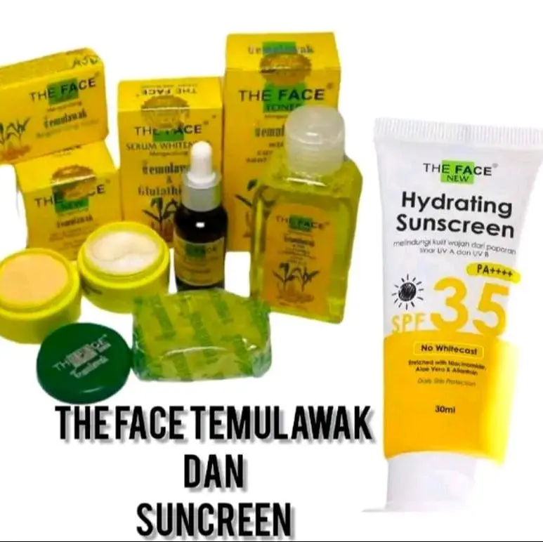 THE FACE TEMULAWAK SKINCARE BPOM ORIGINAL