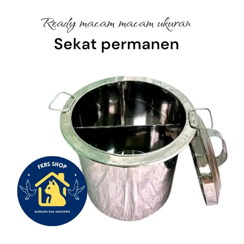 dan dang mie ayam sekat permanen bahan stanliss TEBAL anti karat dan bocor 1