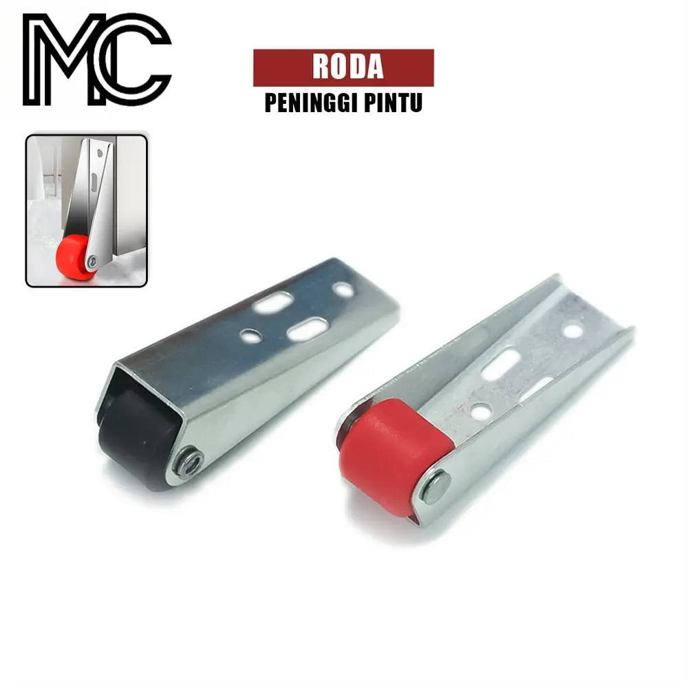 MC Roda Pintu Sleding Geser Universal C1261 Sliding Door Wheel Roda Panduan Pintu Geser Kokoh Tahan Karat Cocok untuk Berbagai Furniture