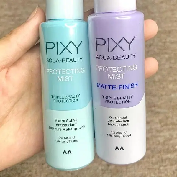 PIXY Aqua beauty Protecting Mist Matte Finish 60ml 100ml Setting Spray Facial Mist Beli 1 Gratis 1 Free_Cerianti 3