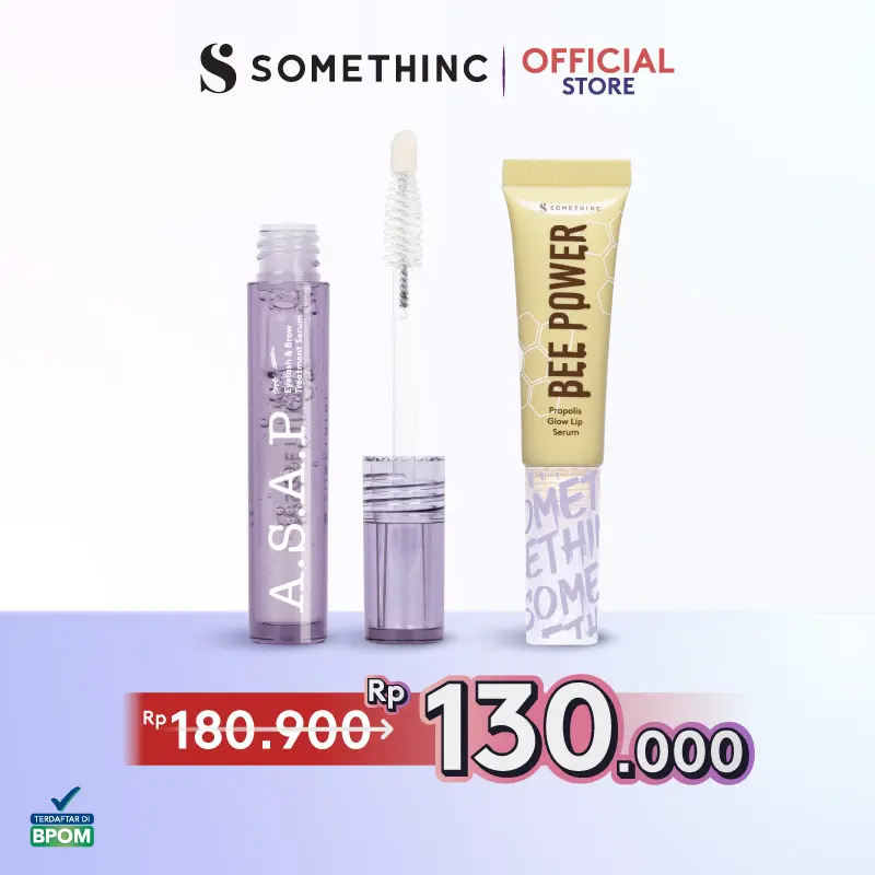 SOMETHINC ASAP Eyelash & Brow Treatment Serum - Serum Bulu Mata dan Alis[free bee power]