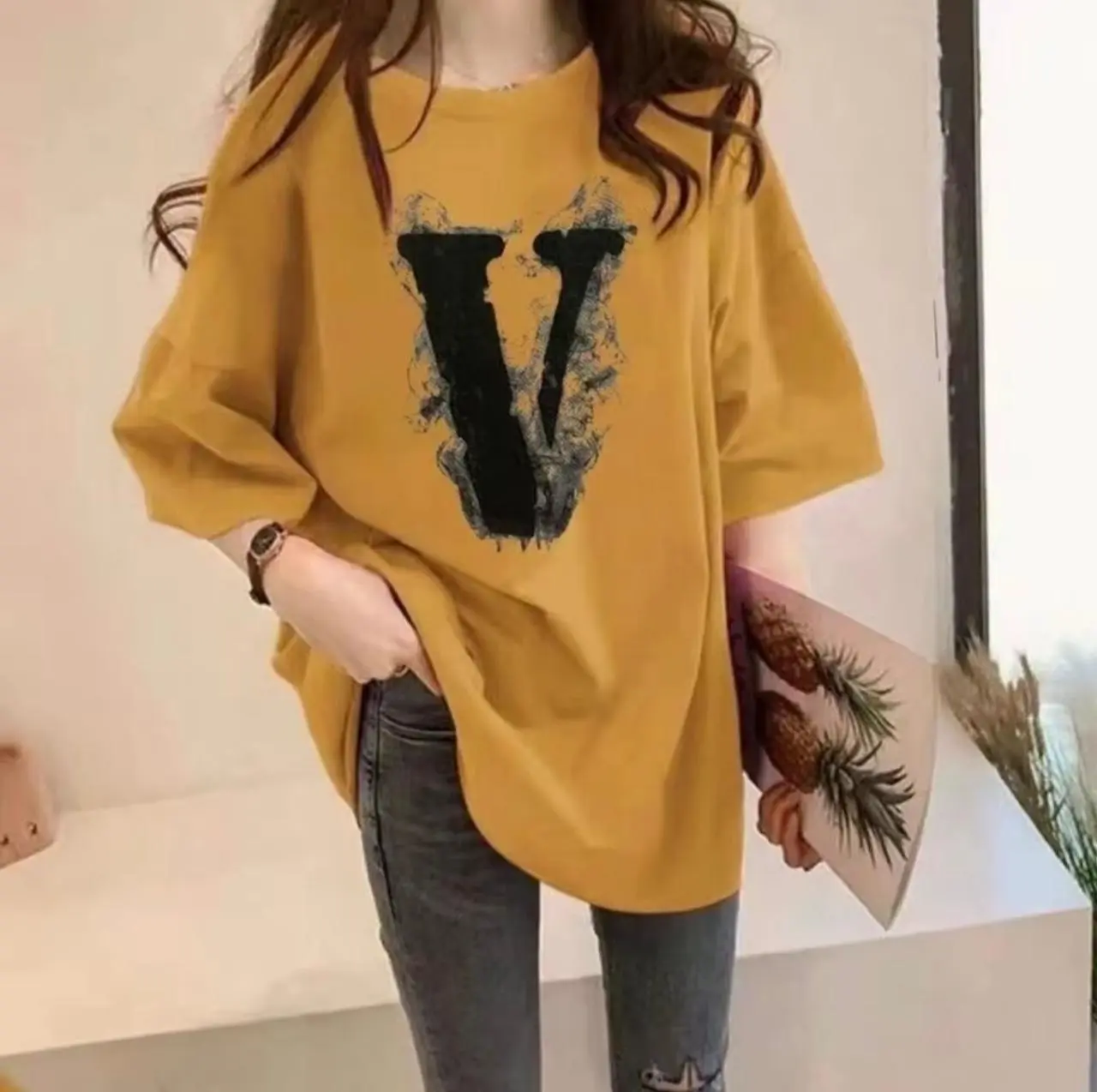 COD Kaos T-shirt Oversize Wanita - Kaos Distro WANITA - Kaos Streetwear Oversize - Baju Kaos Distro motif