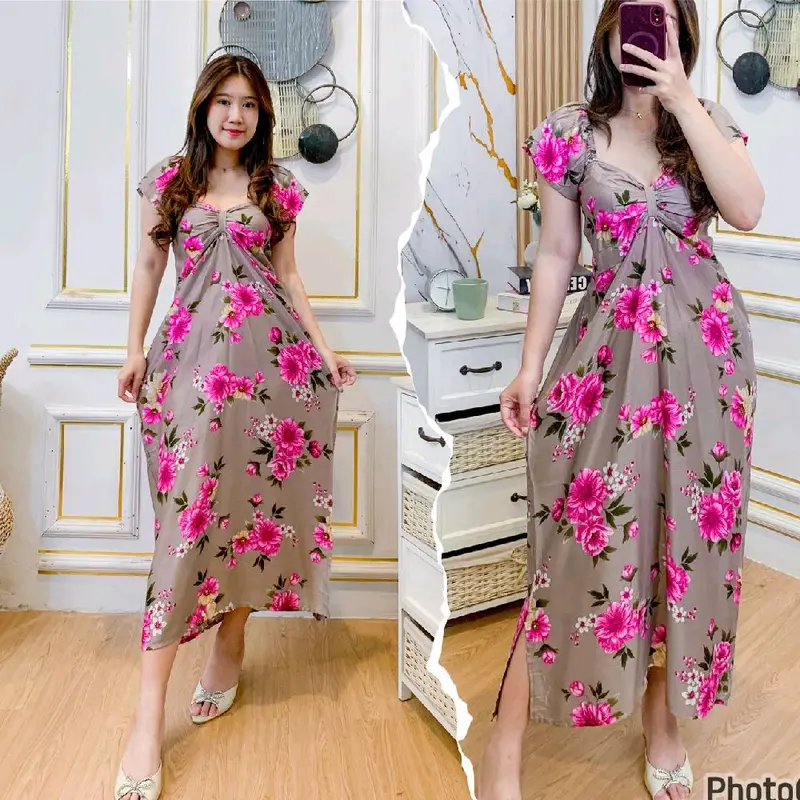 Dress Gisel Daster pita rayon bali 2
