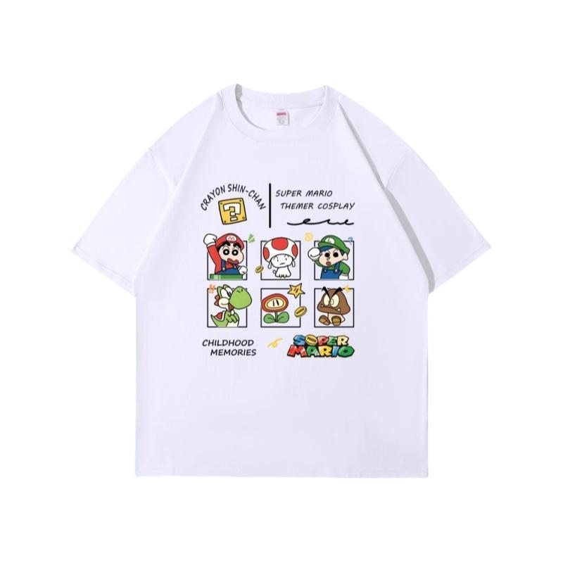 Product Introduction of Áo Thun Super Mario, Dành Cho Nam Và Nữ, Thời Trang, Áo Thun Đi Biển, Thẩm Mỹ, Áo Bông Thường Ngày Quà Tặng 3