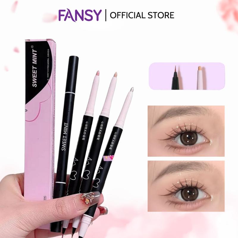 Bút kẻ bọng mắt 2 đầu Sweet Mint Vẽ nhũ mắt bắt sáng hightlight tự nhiên trang điểm cho nữ