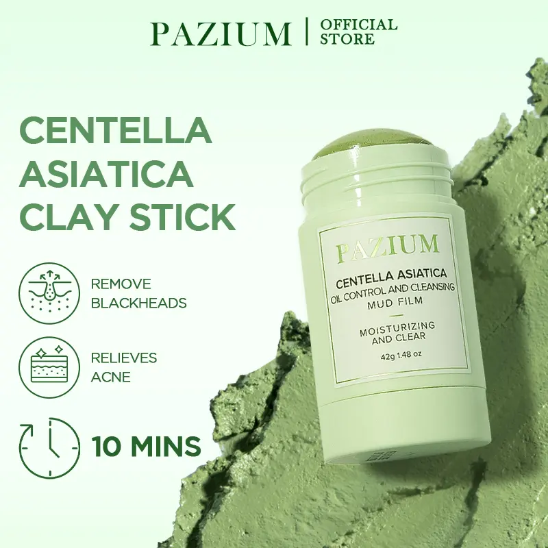 PAZIUM Centella Asiatica Oil Control Cleansing Mud Mask - SG Ready Stock