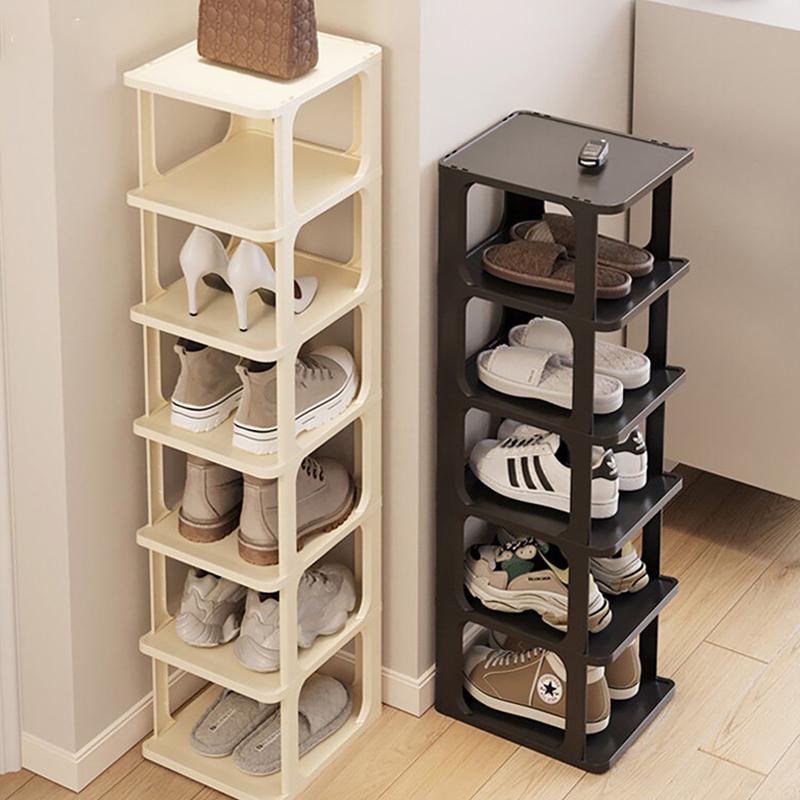 【Ready goods】Stackable shoe storage rack organizer assemble multi ...