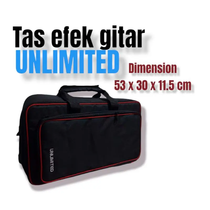 tas efek boos gt 6 ukuran 53 cm x 30 cm x 11.5 cm