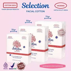 Selection Facial Cotton Kapas Kecantikan Kosmetik 35g 50g 75g