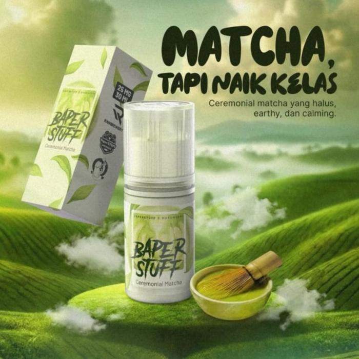 Jual Baperstuff Ceremonial Matcha Salt Nic 30ML by Vaperstuff x Dukun Vape  / Liquid Baper Stuff - Kab. Tangerang - Jakartavapers