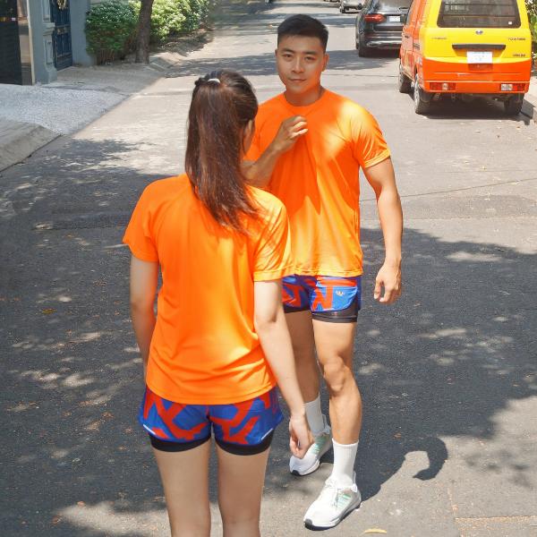 Trekking - Quần thể thao chạy bộ 3 inch 2 lớp (có lót bó cơ) - UNISEX NAM NỮ Sport quần  chạy 5