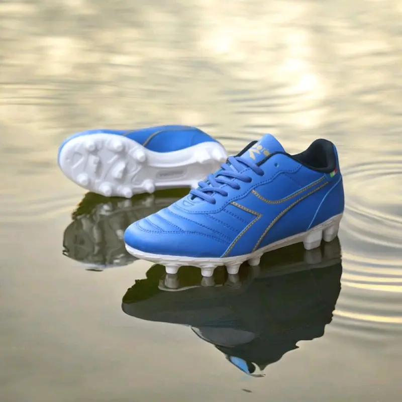 sepatu bola diadora biru outsol sudah di jahit keliling super kuat Outdoor 2