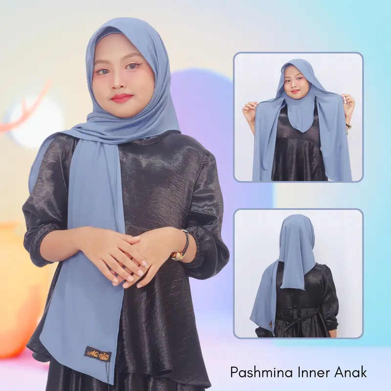 ALQIA Hijab // Pashmina Instan Inner Anak Remaja 7-10 Tahun 8