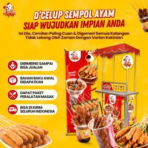 Paket Usaha Kemitraan  Siap jualan D'Celup Sempol Ayam Siap Jualan Masak