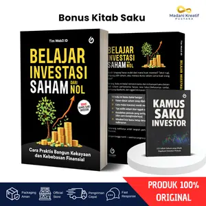 Buku Belajar Investasi Saham Untuk Pemula dari Nol + Bonus Kamus Saku Investor