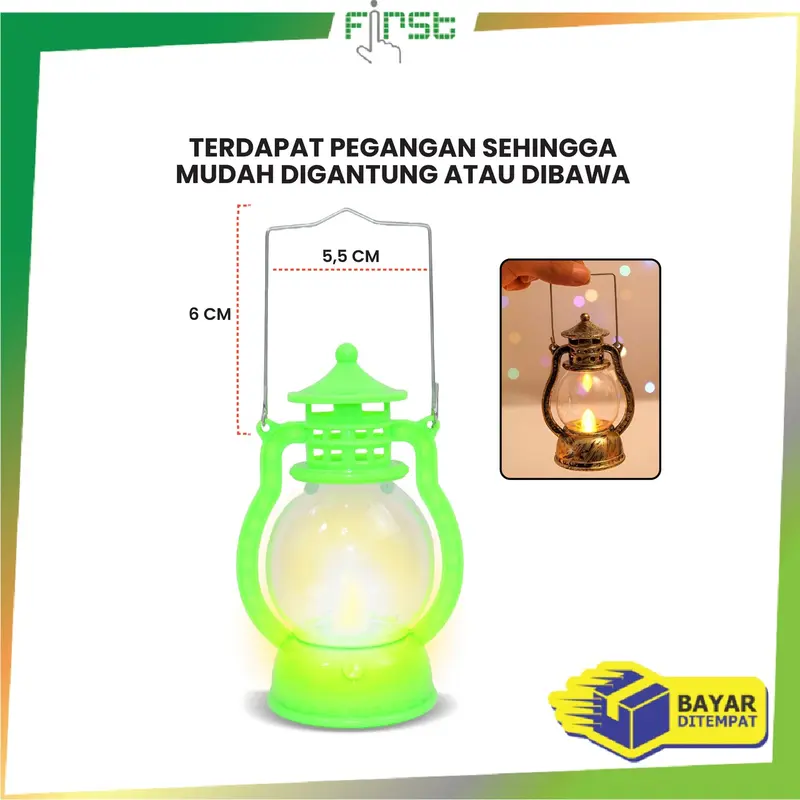 [COD] FH C1046 Lentera Lampu LED Dekorasi Minimalis Kekinian 1