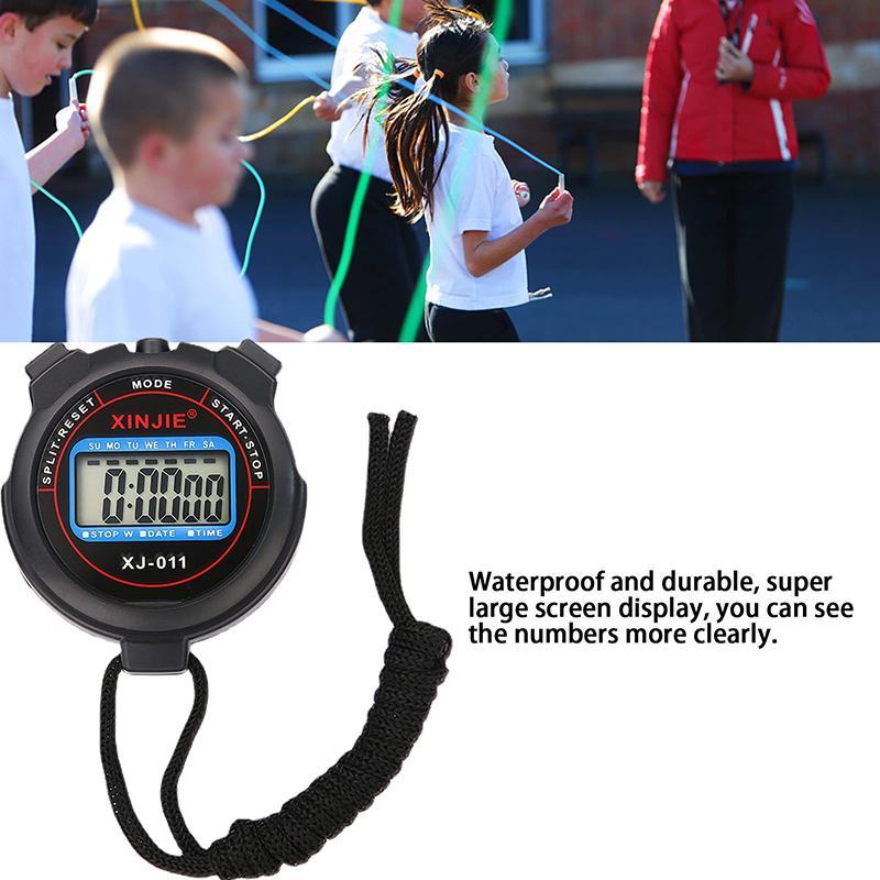 Professional Handheld LCD Chronograph Sports Stopwatch Timer - TikTok ...