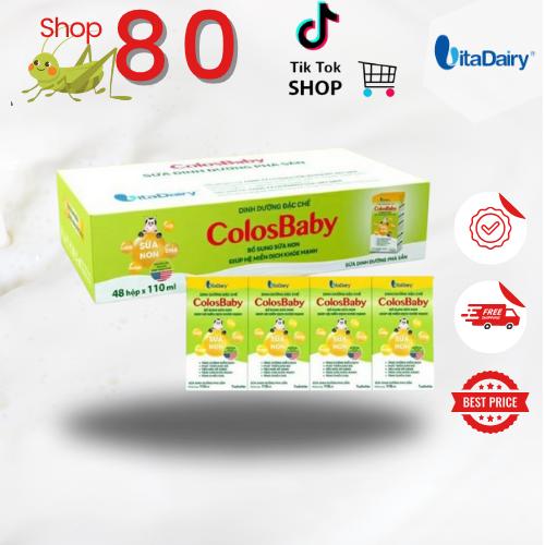 Vitadairy Colosbaby Gold Sữa pha sẵn bổ sung sữa non, hổ trợ miễn dịch Thùng 48 Hộp