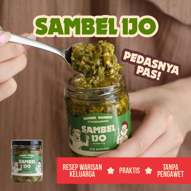 Paket Nyambel Bareng 3 Sambel Bawang / Sambel Terasi / Sambel Ijo Sambal Food 3