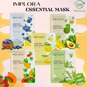 IMPLORA ESSENTIAL SHEET MASK - MASKER WAJAH