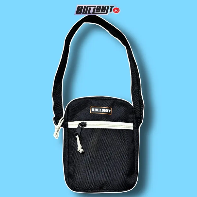 Promo Tas Bundling BELI 1 Dapat 2 Tas - Tas selempang - Bahu - Handbag  Pria Premium Bullshit KODE G01 2