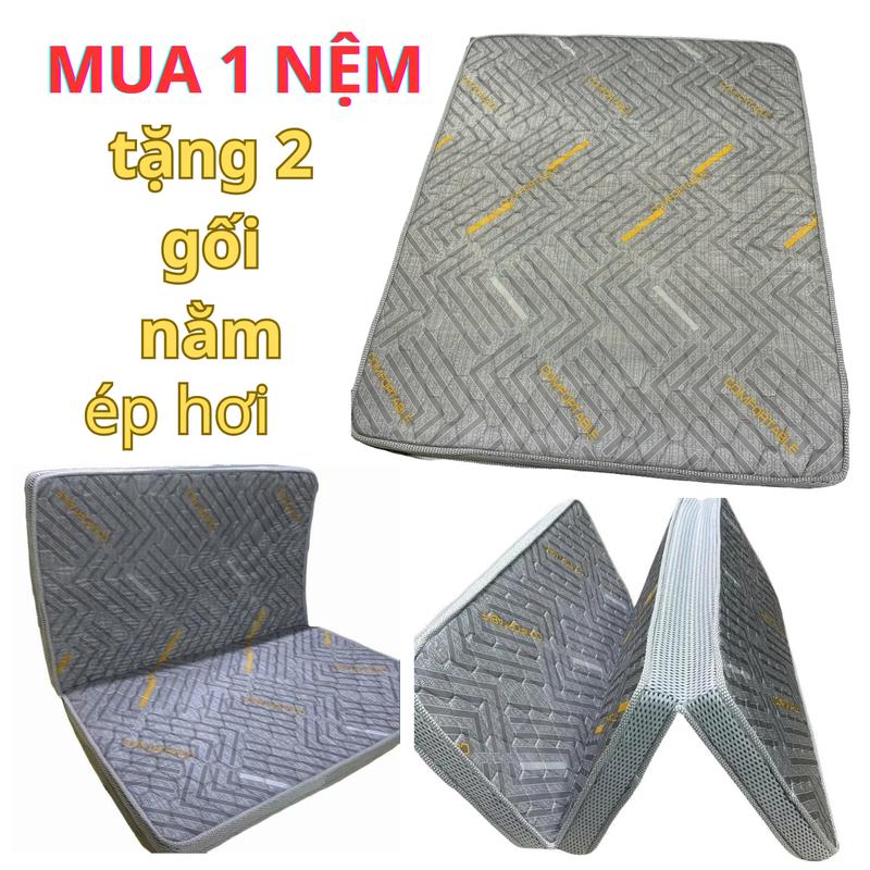 NỆM Dày 10cm kt: 1m 1m2 1m4 1m6 1m8 2m 2m2 cao su tổng hợp SOHAN nêmj gấp2 nệm gấp 3 nệm không gấp