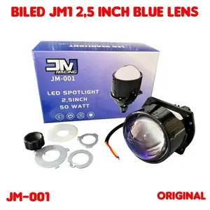 ￼BILED JM1 JM-001 BLUE LED LAMPU BILED 2,5 INCH ORIGINAL