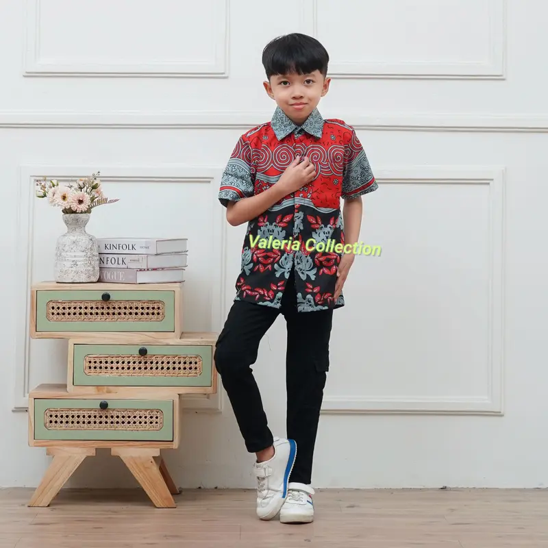 Couple Keluarga Ayah Ibu Anak Laki-Laki Anak Perempuan Baju Couple Elegan Lengan Pendek Untuk Acara Resmi Santai Hiling Kencan Kondangan Bahan Katun Polimikro Kombinasi 4