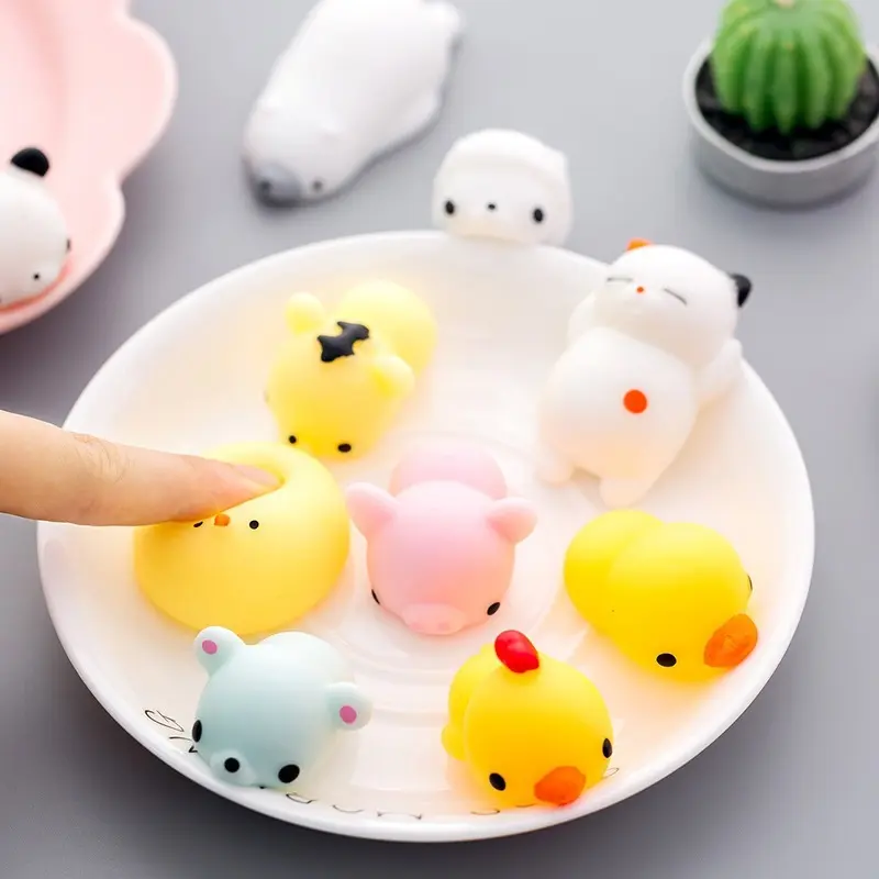 Mini Binatang Cute Murah Lucu Motif Animal Kecil Pereda Stres Relief Toy