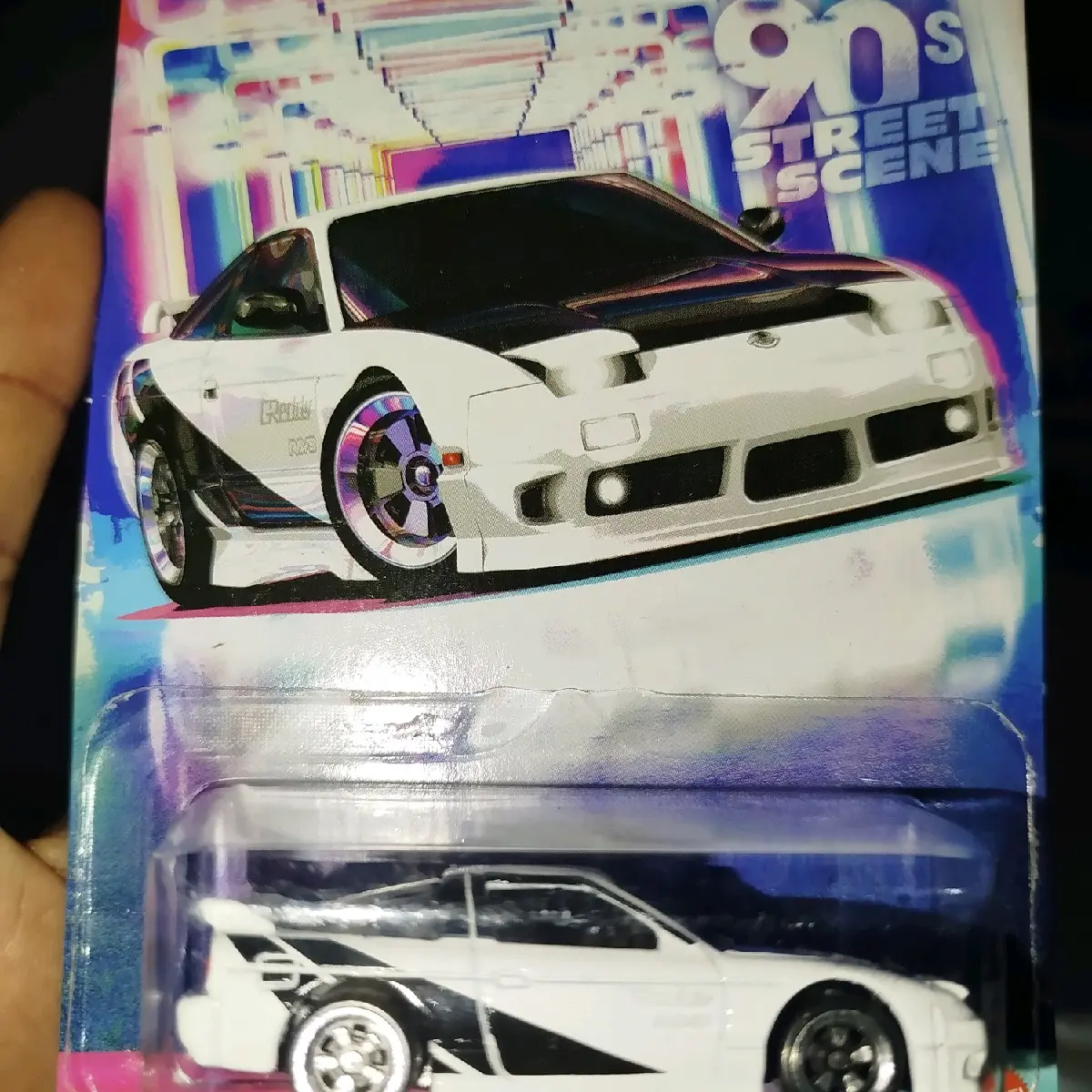 Hotwheels seri 90's street scene nissan 180sx murah mulus