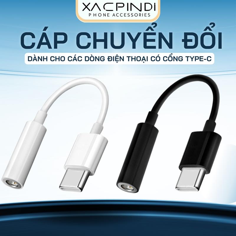 Jack Chuyển Đổi Type C to 3.5mm – Kết Nối Tai Nghe Ổn Định - Dành Cho Điện Thoại Có Cổng Type C