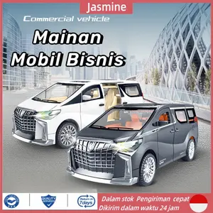 （Ready Stock）Diecast Mobil Toyota Alphard Die-cast Model 1:50 Miniatur Mobil Mobilan Panjang Alloy Metal