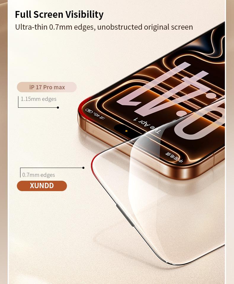 Xundd  Quick-Fit Install Tempered Glass HD Anti-Fingerprint Tahan Goresan untuk SAMSUNG S24 FE ULTRA S25 ULTRA FE S26 ULTRA PLUS A57 A56 A37 A36 A27 A17/A16 Layar Ponsel Smartphone Cover