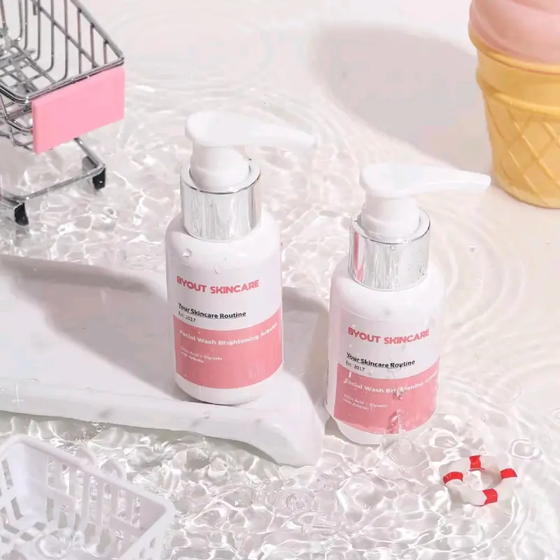 Sabun Pembersih Pencerah Wajah Bynisa Skincare Brightening Arbutin 60ml - Acid, Mencerahkan Facial Kotoran Niacinamide Memudarkan Kusam Membersihkan Muka Cleanser Cleansing Kosmetik 0