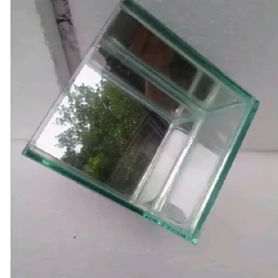 Soliter Selfi Cermin 3 Sisi Akuarium Ikan Cupang dan Gepy Ukuran 12x6x12 dengan Ketebalan Kaca 5 mili